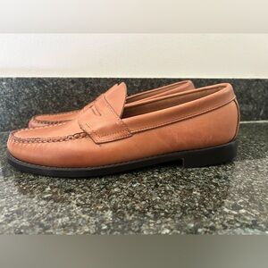 G.H. Bass Walter Penny Loafers Tan Leather Size 10.5 D